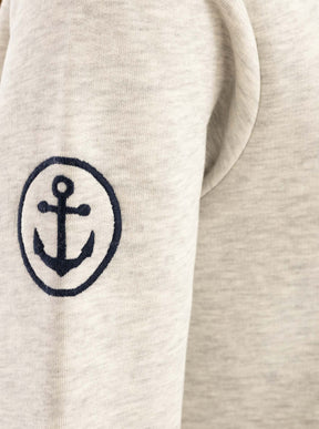 Zwillingsherz - Hoodie "Strand-Chefin" - Grau