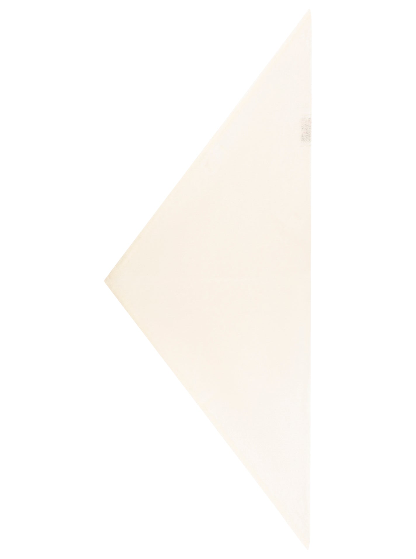 Zwillingsherz Kaschmir-Halstuch Brushed (100% Cashmere) - Creme