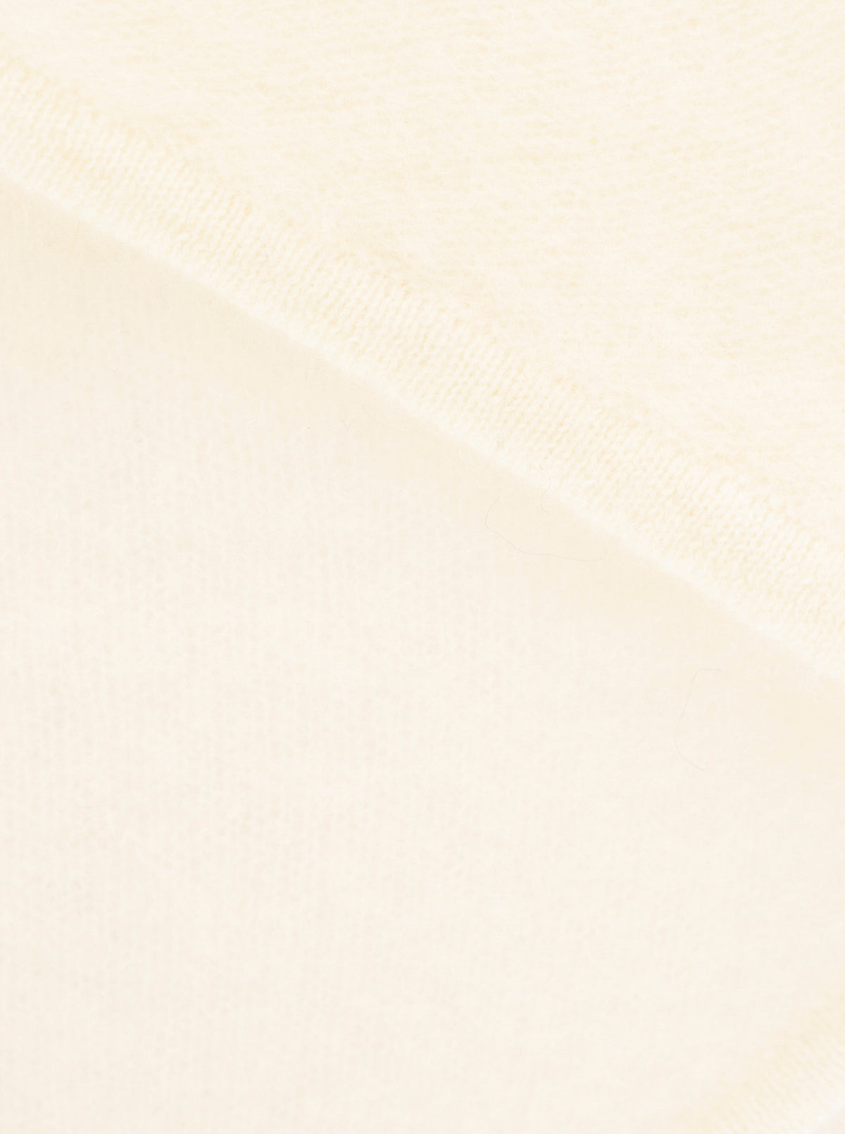 Zwillingsherz Kaschmir-Halstuch Brushed (100% Cashmere) - Creme