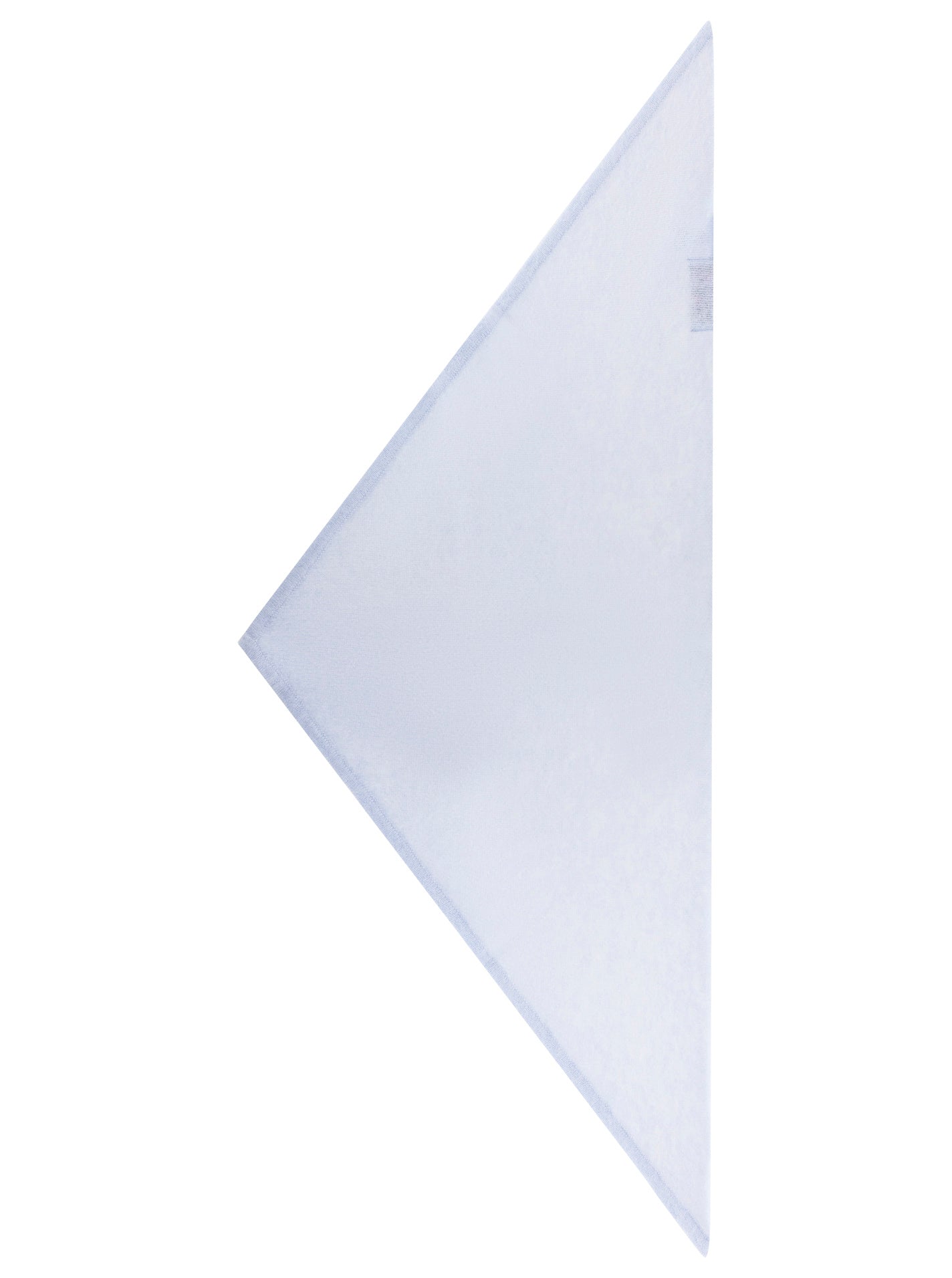 Zwillingsherz Kaschmir-Halstuch Brushed (100% Cashmere) - Hellblau