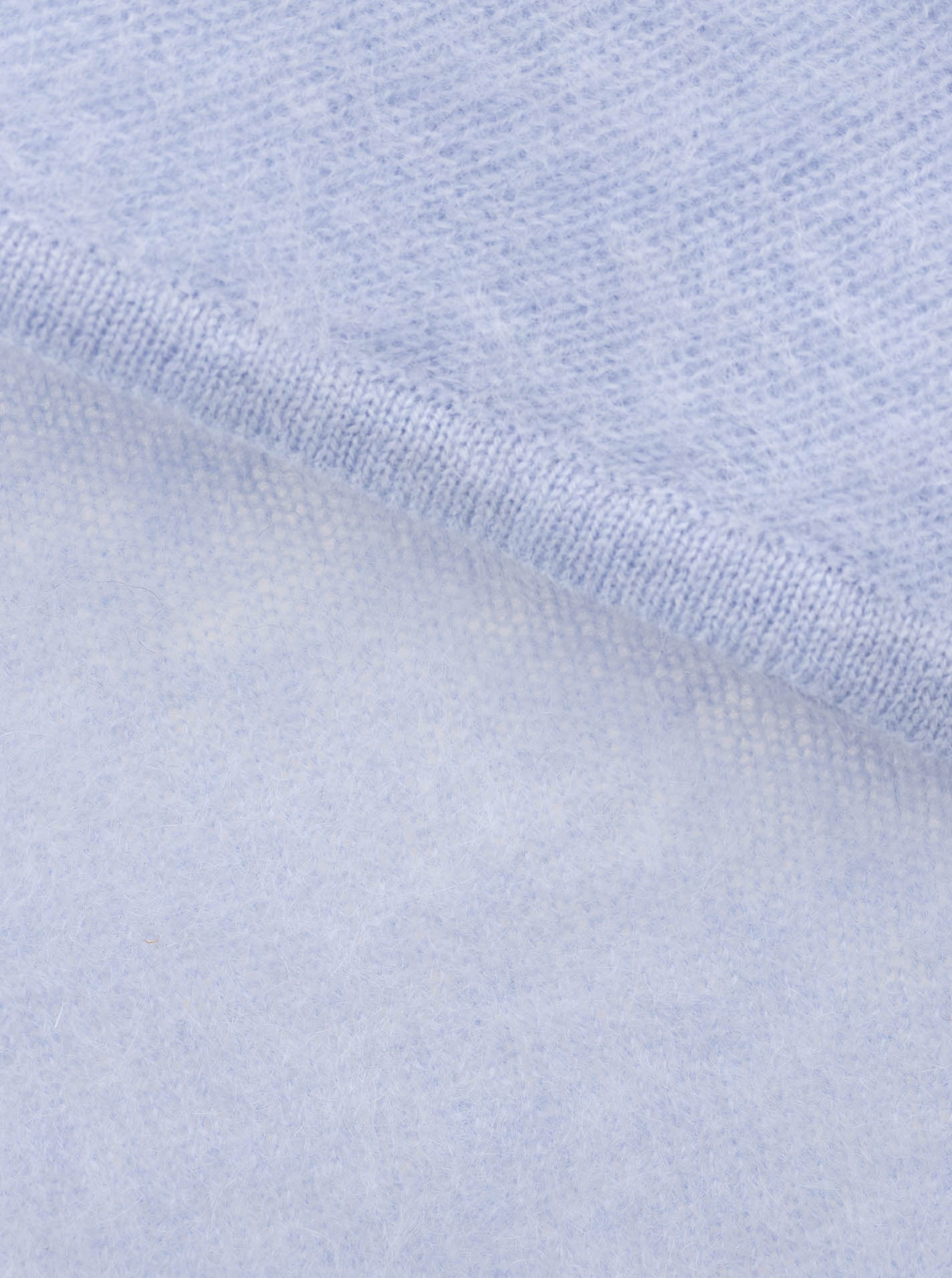Zwillingsherz Kaschmir-Halstuch Brushed (100% Cashmere) - Hellblau