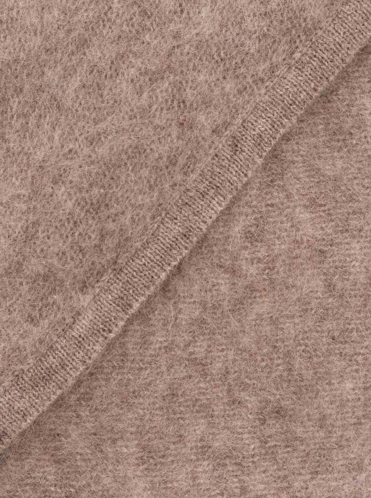 Zwillingsherz Kaschmir-Halstuch Brushed (100% Cashmere) - Mittelgrau