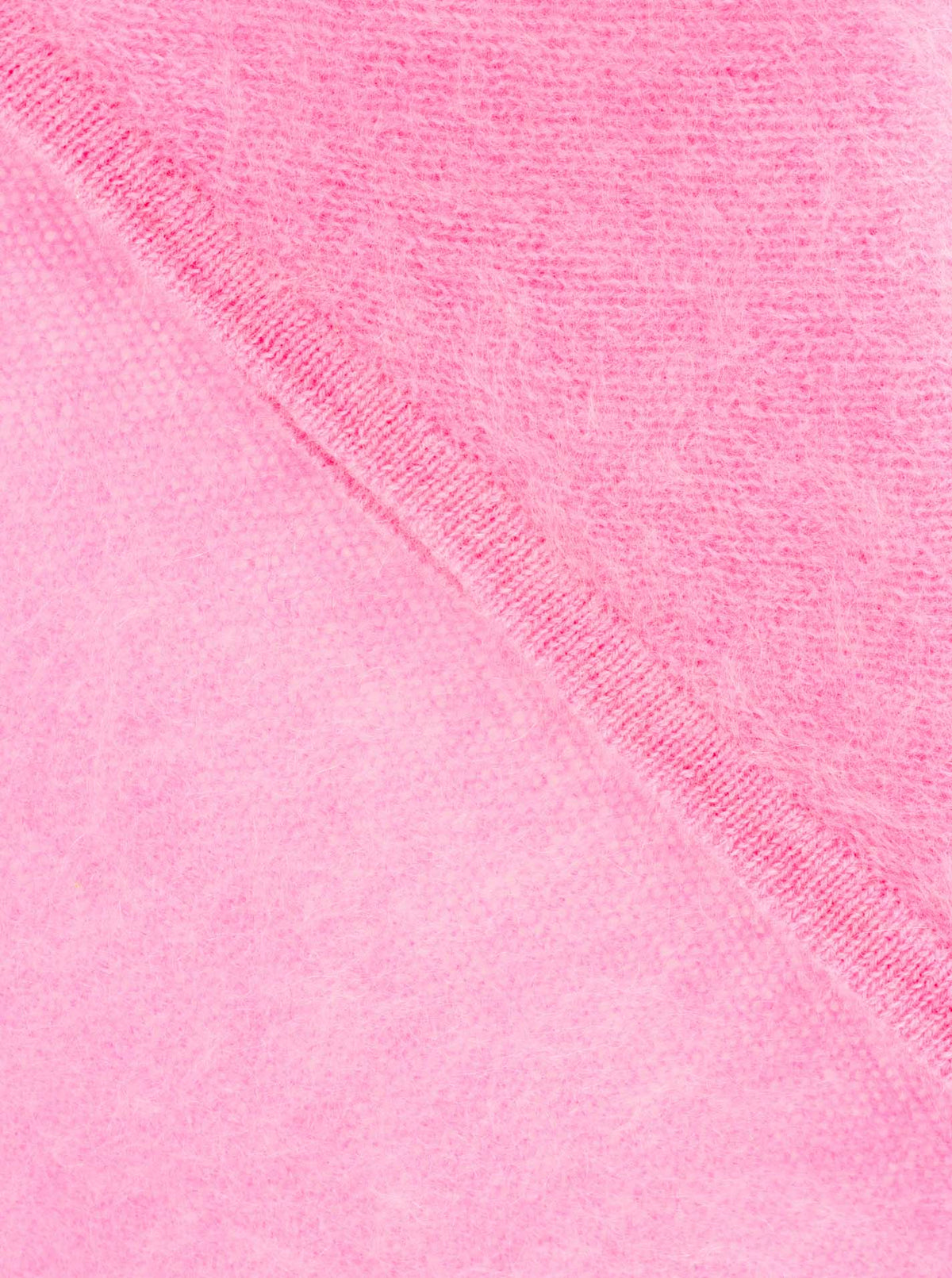 Zwillingsherz Kaschmir-Halstuch Brushed (100% Cashmere) - Neonpink