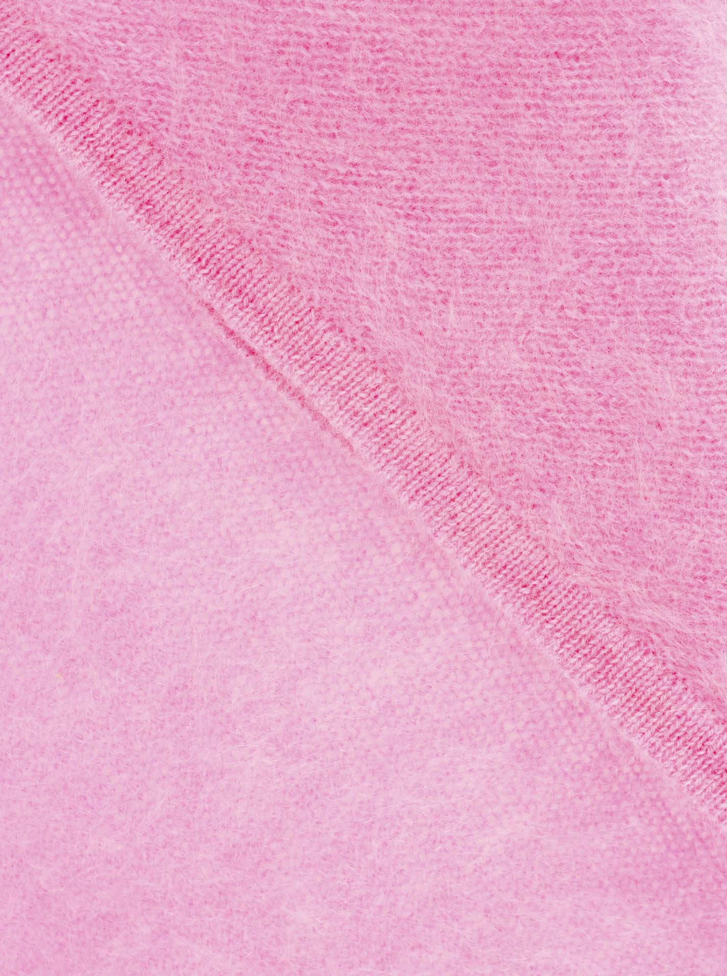 Zwillingsherz Kaschmir-Halstuch Brushed (100% Cashmere) - Neonpink