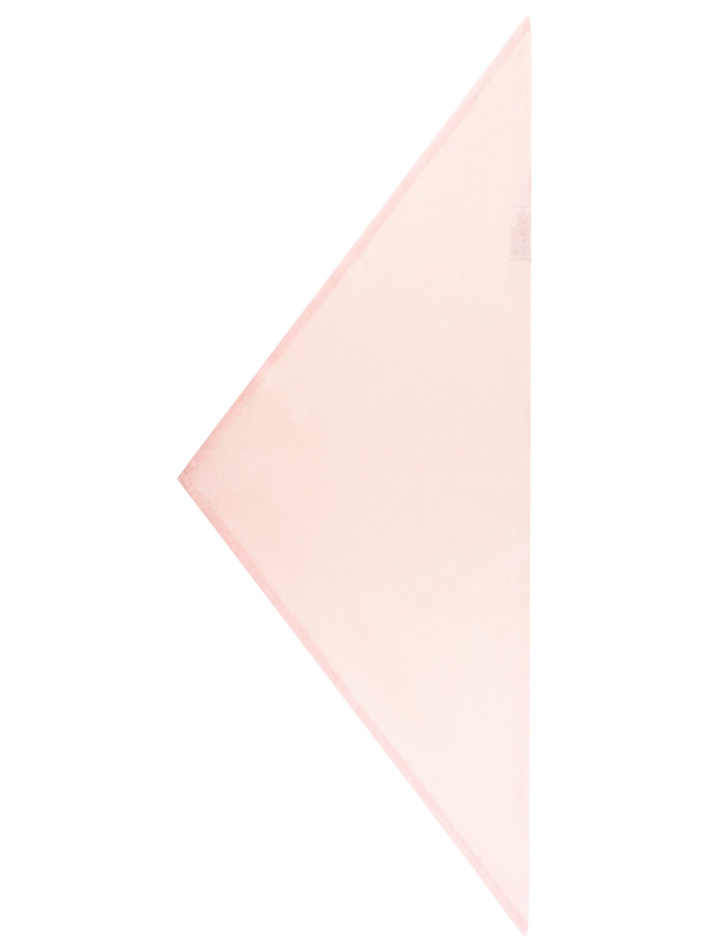 Zwillingsherz Kaschmir-Halstuch Brushed (100% Cashmere) - Rosé