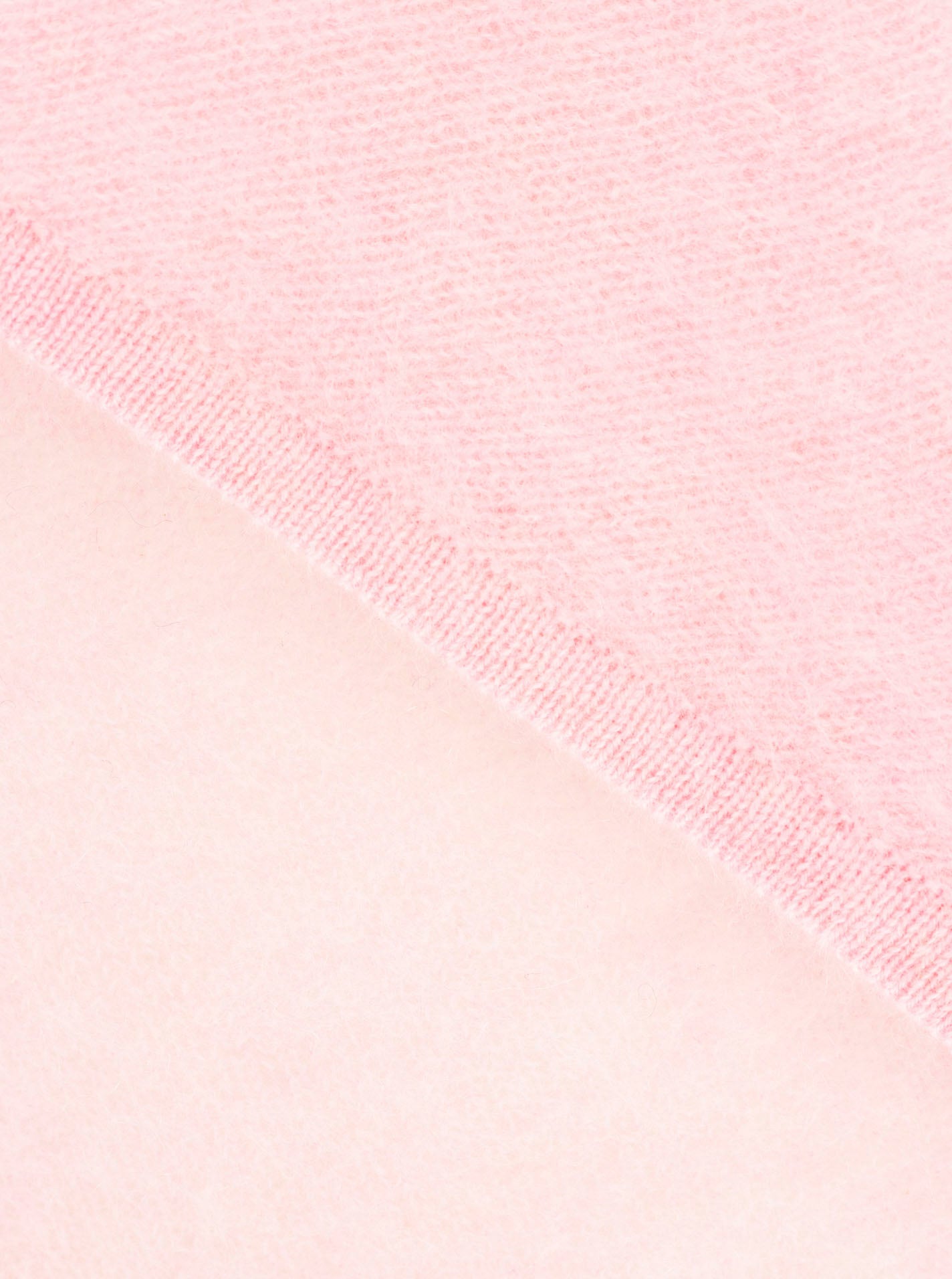 Zwillingsherz Kaschmir-Halstuch Brushed (100% Cashmere) - Rosé