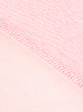 Zwillingsherz Kaschmir-Halstuch Brushed (100% Cashmere) - Rosé