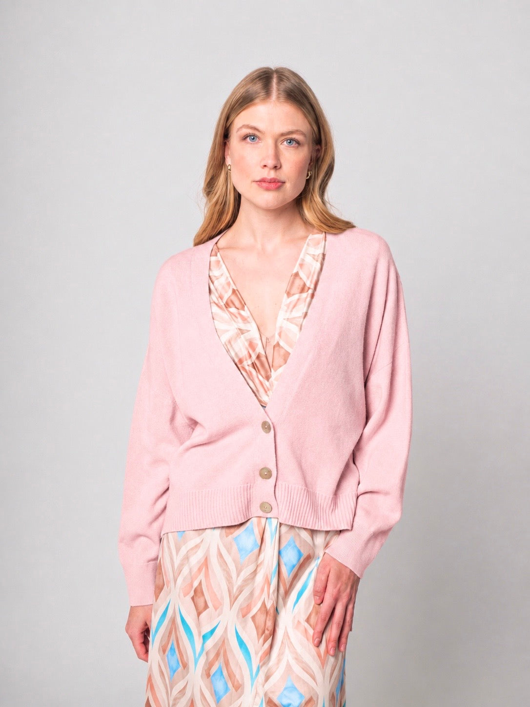 Lisa Style - Weicher Cardigan - Rosa