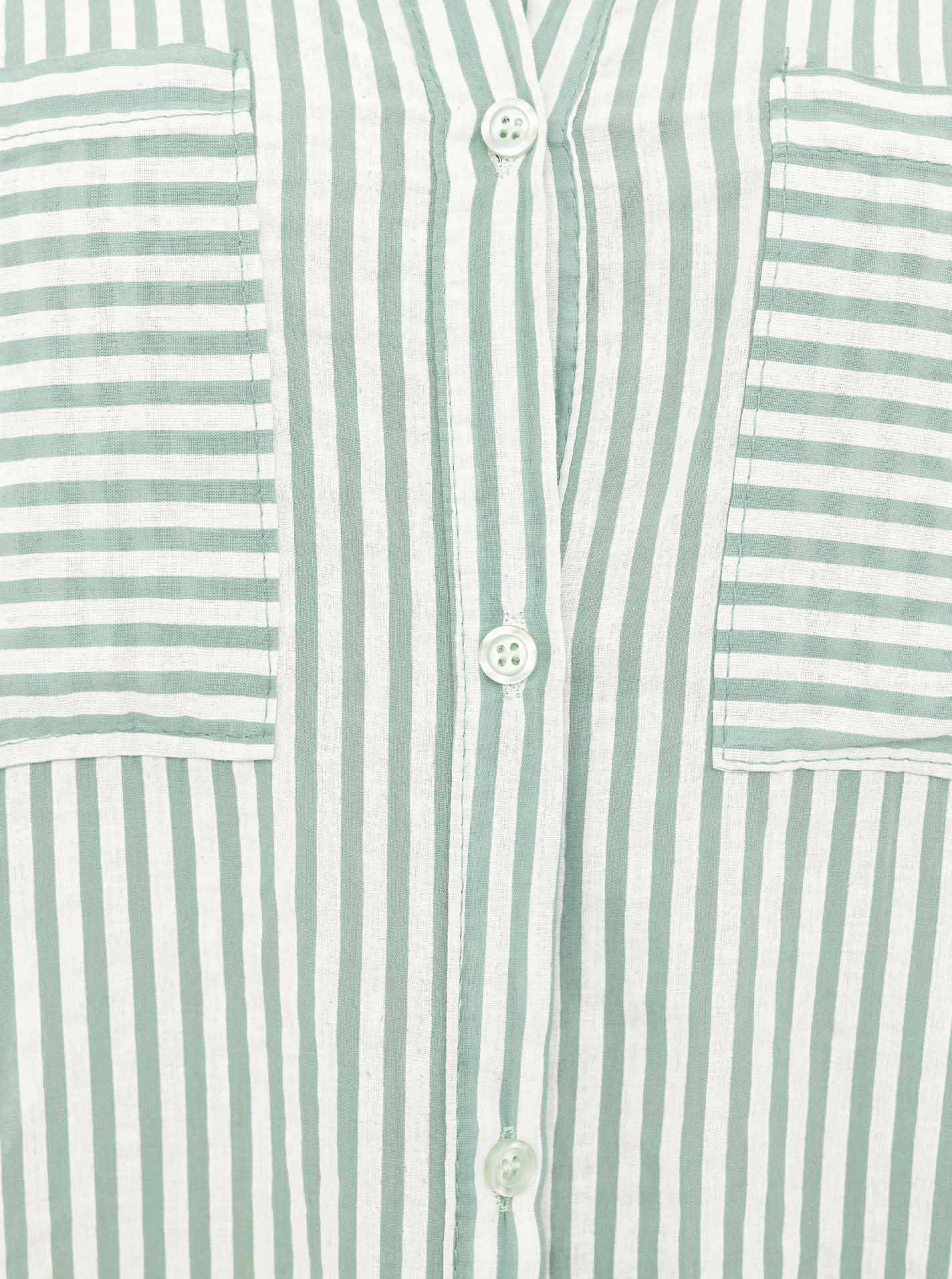 Zwillingsherz - Longbluse Kida (Streifen) - Mint