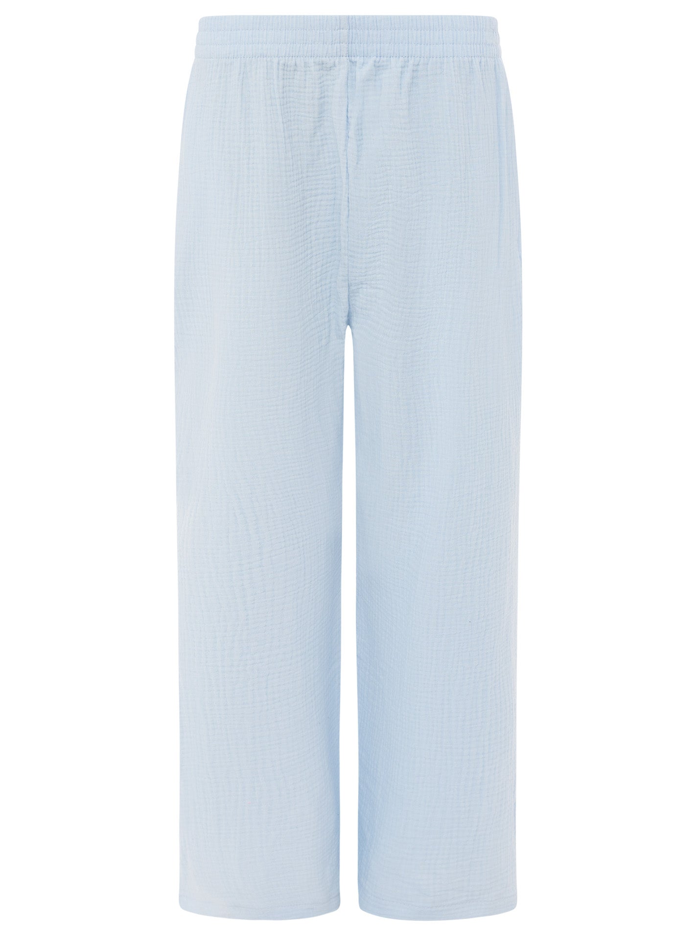 Zwillingsherz Musselin Hose - Hellblau