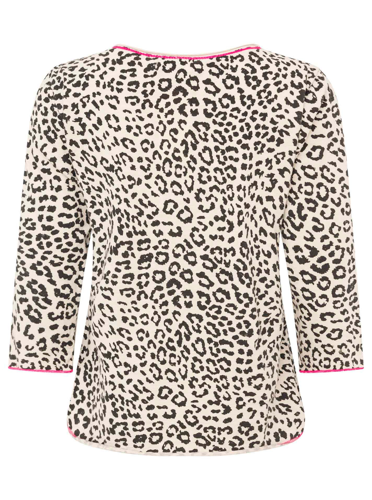 Zwillingsherz - 3/4 Arm Shirt - Leo Neon - Beige/Pink