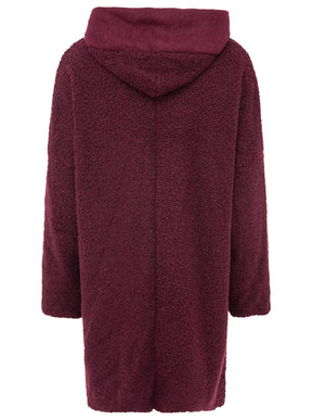 Zwillingsherz Teddy Mantel - Cognac
