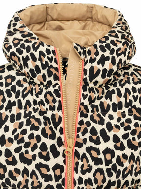 Zwillingsherz - Steppmantel / Steppjacke "Leo" - Beige/Orange