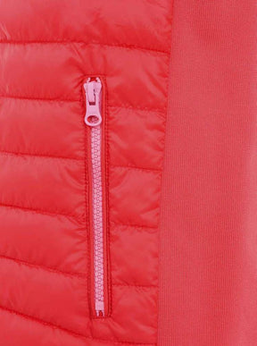 Zwillingsherz - Steppweste Kurz - Rot/Pink