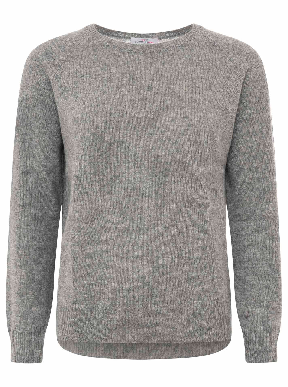 Zwillingsherz Zwillingsherz Kaschmir Pullover (100% Cashmere) - Mittelgrau
