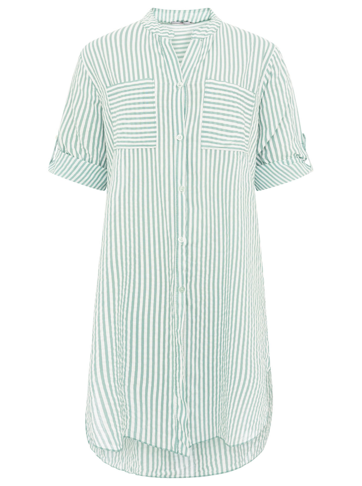Zwillingsherz - Longbluse Kida (Streifen) - Mint