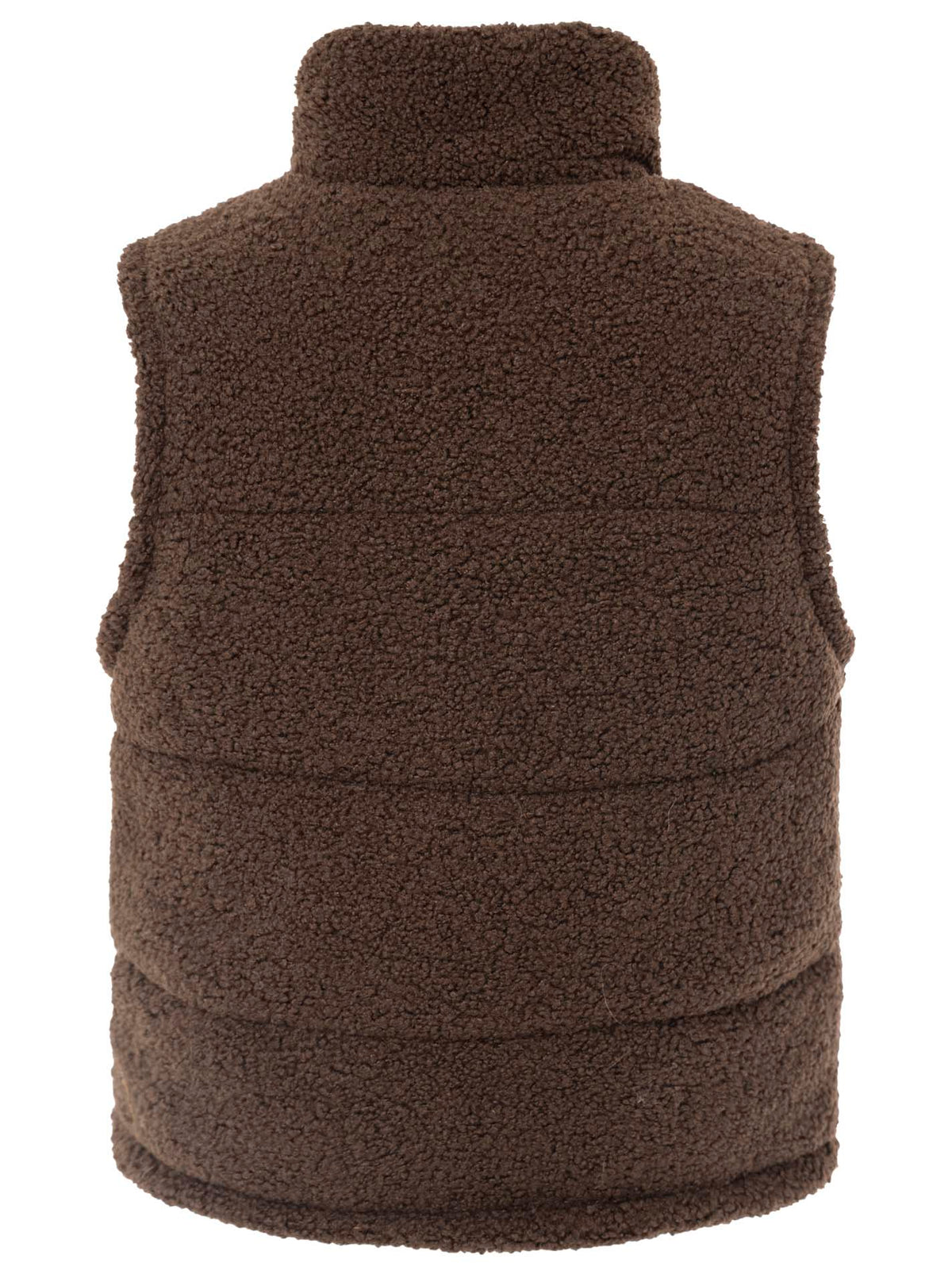 Zwillingsherz Weste Teddy Herz - Braun