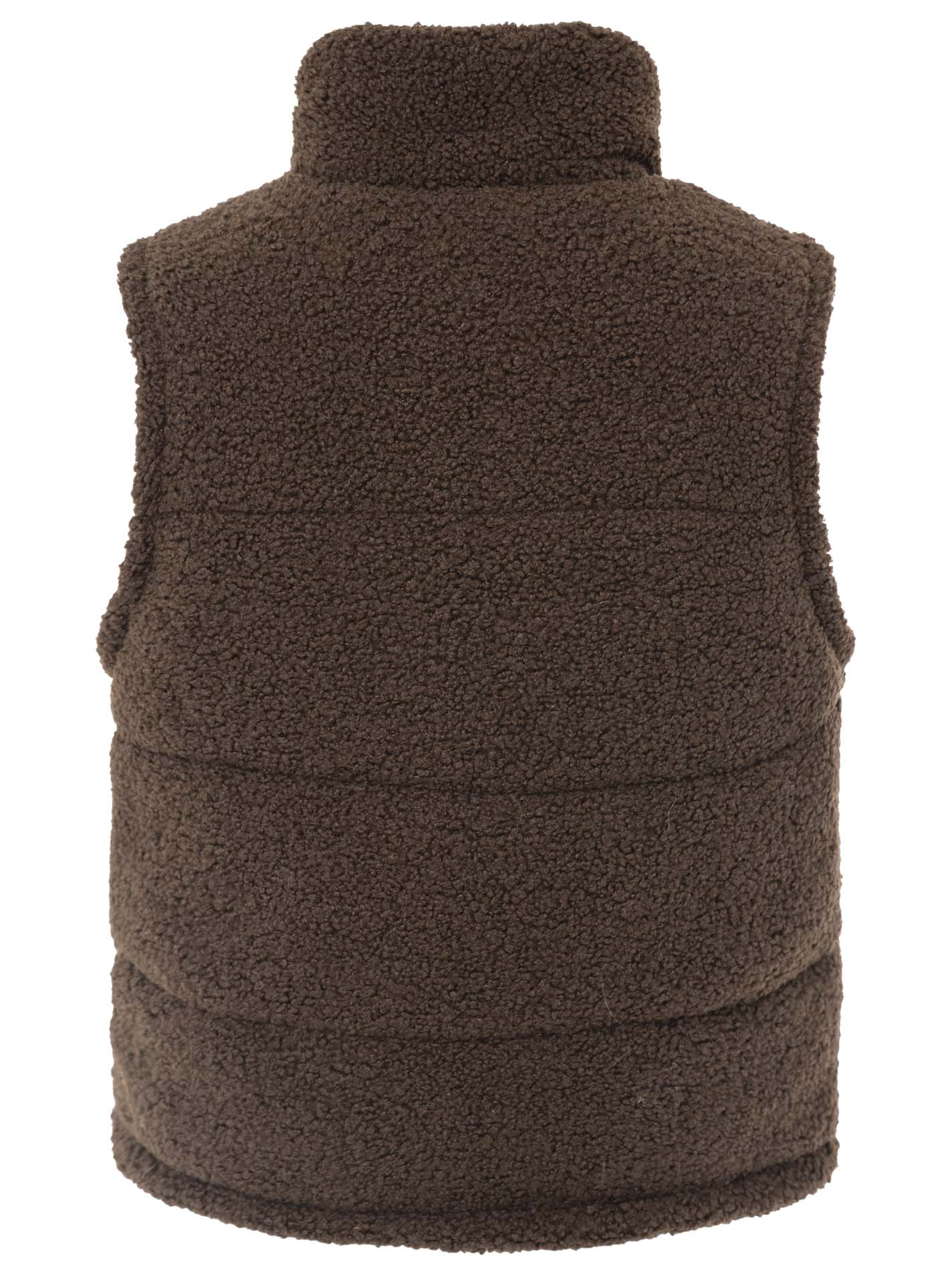 Zwillingsherz Weste Teddy Herz - Braun
