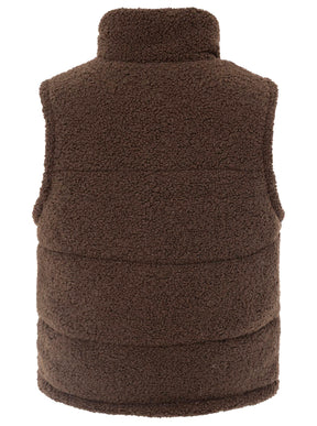 Zwillingsherz Weste Teddy Herz - Braun