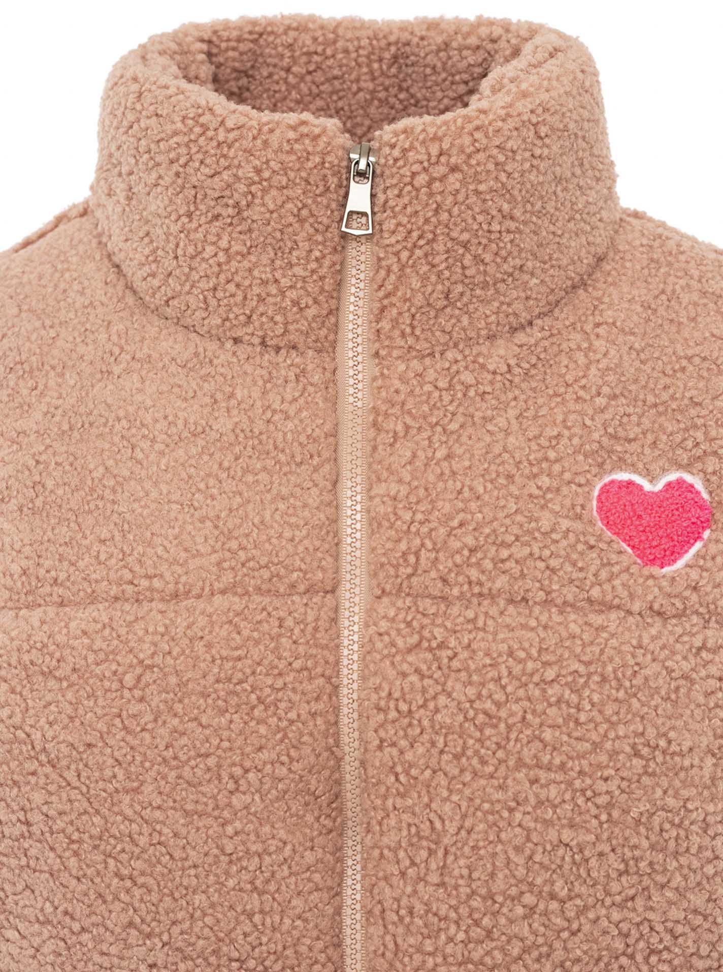 Zwillingsherz Weste Teddy Herz - Rosa