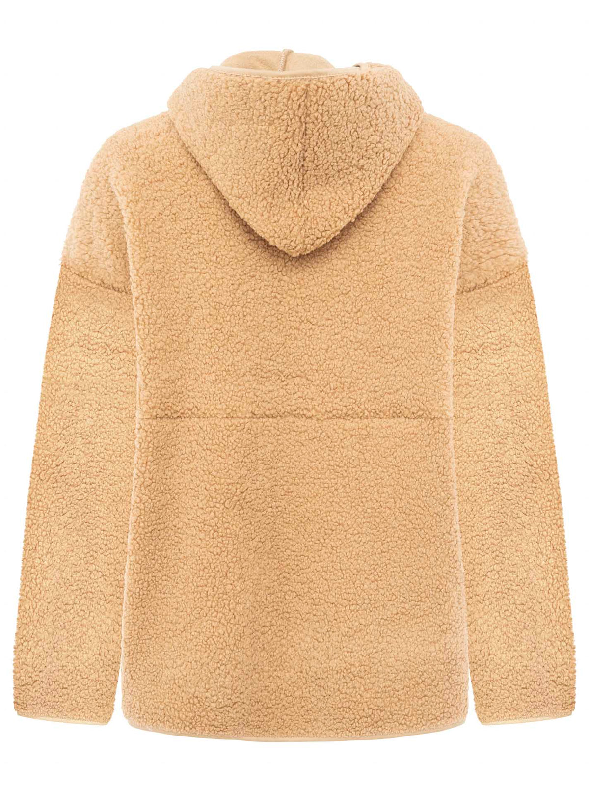 Zwillingsherz - Oversize Teddy Fleece Hoodie - Camel