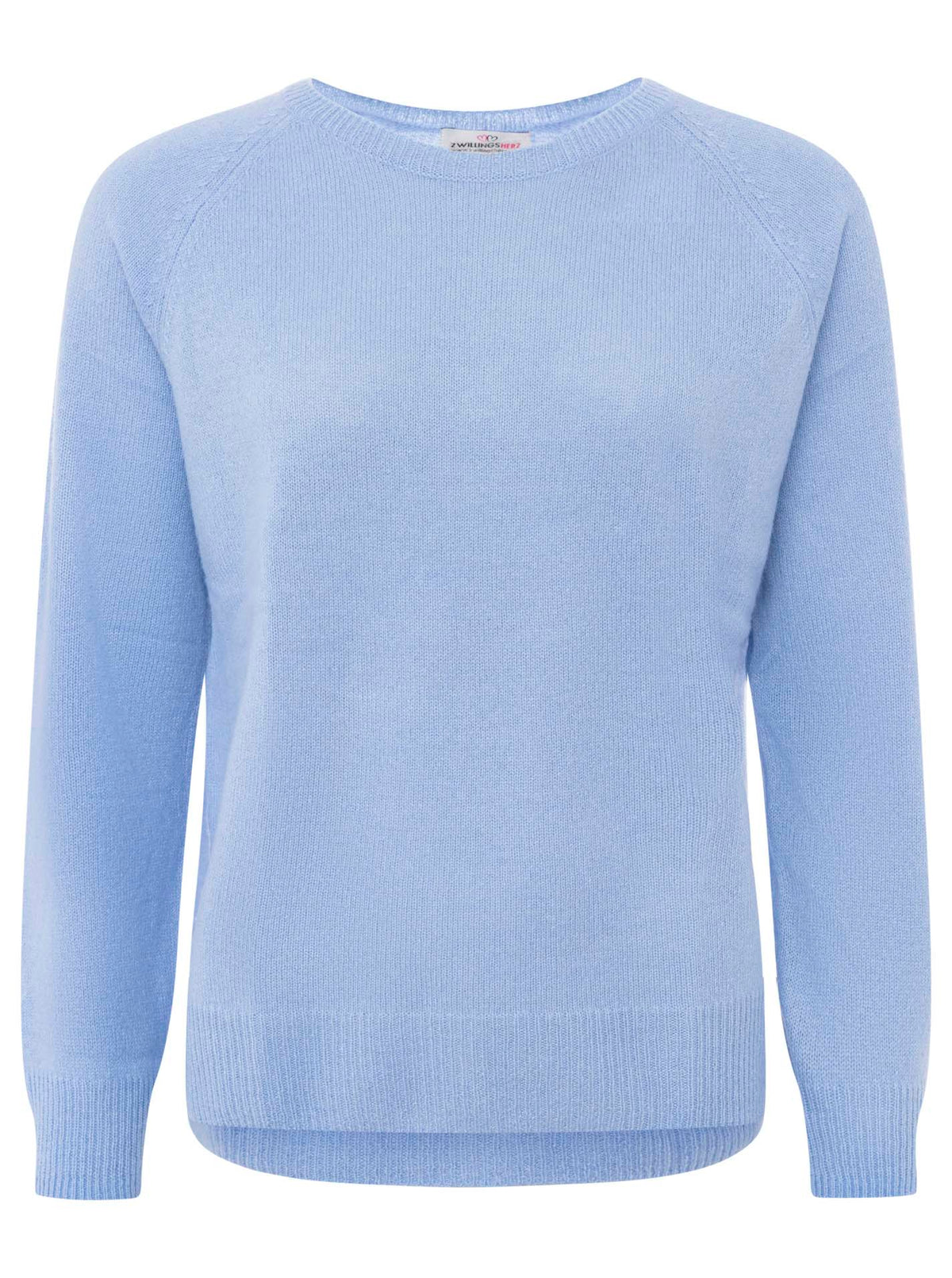 Zwillingsherz -  Zwillingsherz Kaschmir Pullover (100% Cashmere) - Mittelblau