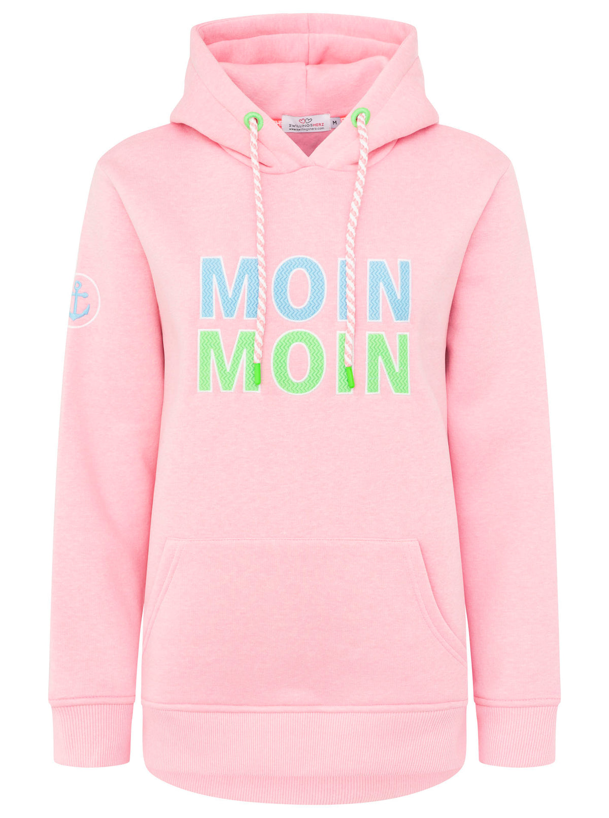 Zwillingsherz - Hoodie "Moin Moin" - Pink