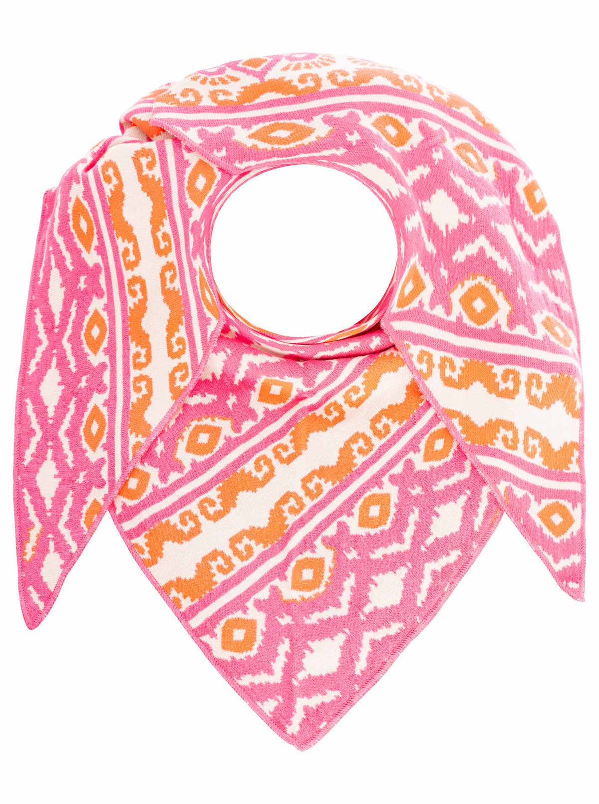 Zwillingsherz - Dreieckstuch "Sommergefühl Herz" Baumwolle - Pink