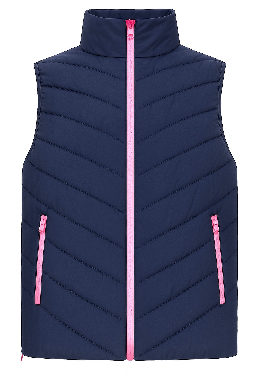 Steppweste Kurz (Neu) - Blau/Pink