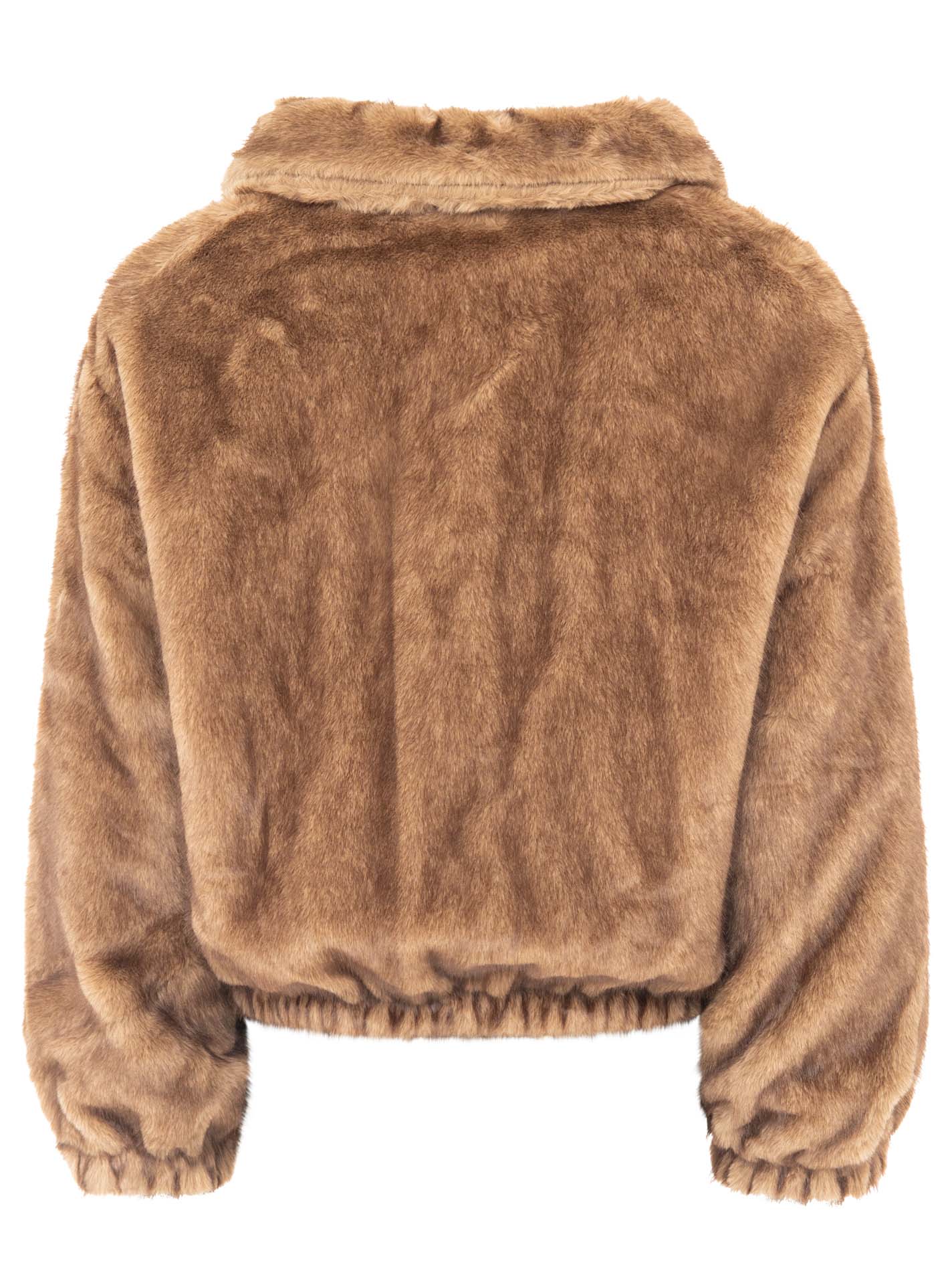 Zwillingsherz Felljacke "Soft Uni" - Beige