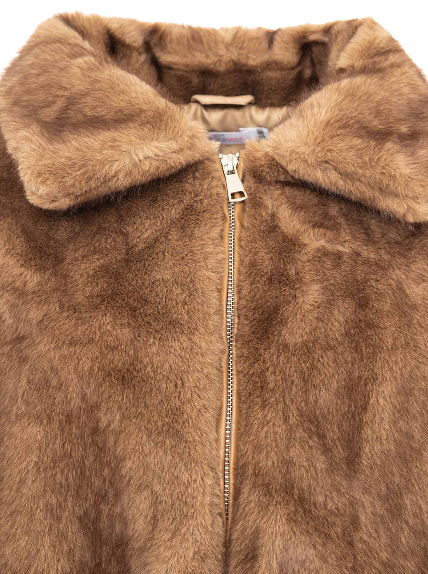Zwillingsherz Felljacke "Soft Uni" - Beige