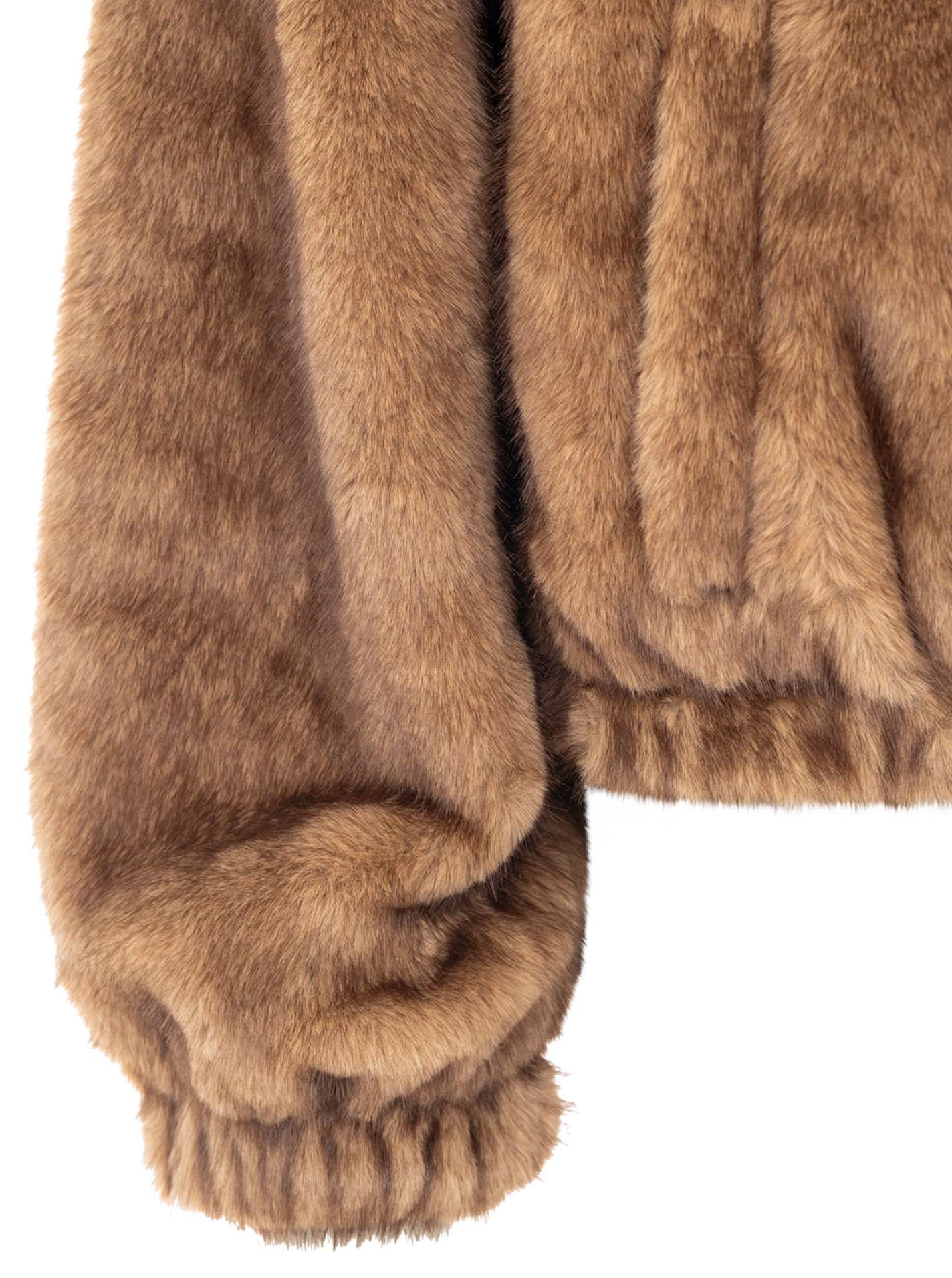 Zwillingsherz Felljacke "Soft Uni" - Beige