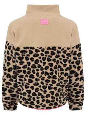 Zwillingsherz - Fleece Troyer Zipper "Leo Beige"