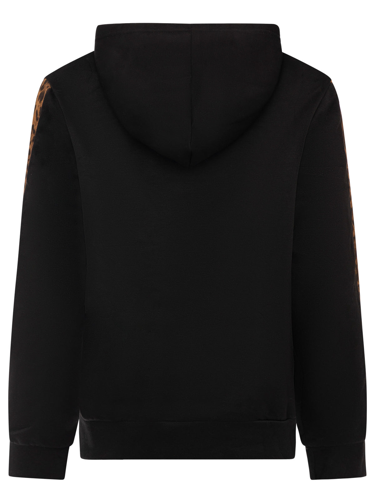 Zwillingsherz Hoodiejacke Leo Streifen Schwarz Rückansicht