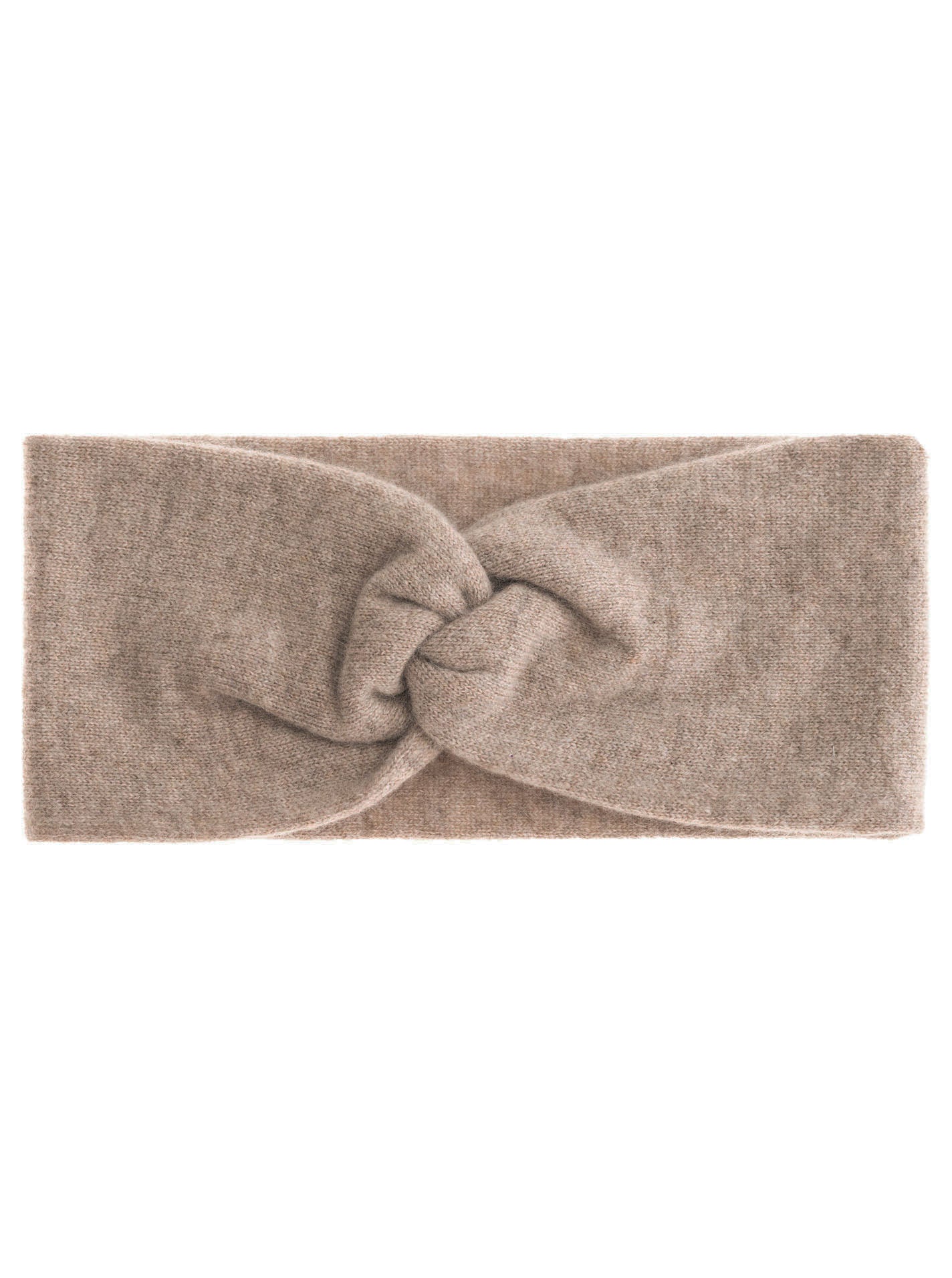 Zwillingsherz Cashmere Stirnband Classic Mittelbeige