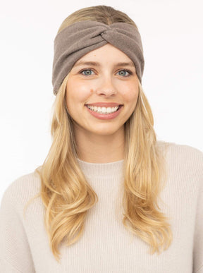 Zwillingsherz Cashmere Stirnband Classic Taupe