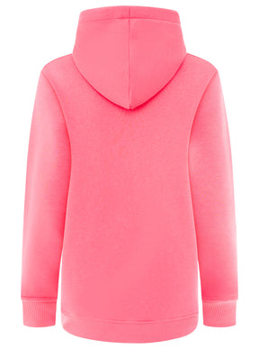 Zwillingsherz - Hoodie "Be Happy" - Pink
