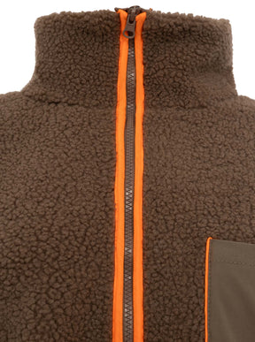 Zwillingsherz - Teddyjacke/Hoodie - Taupe