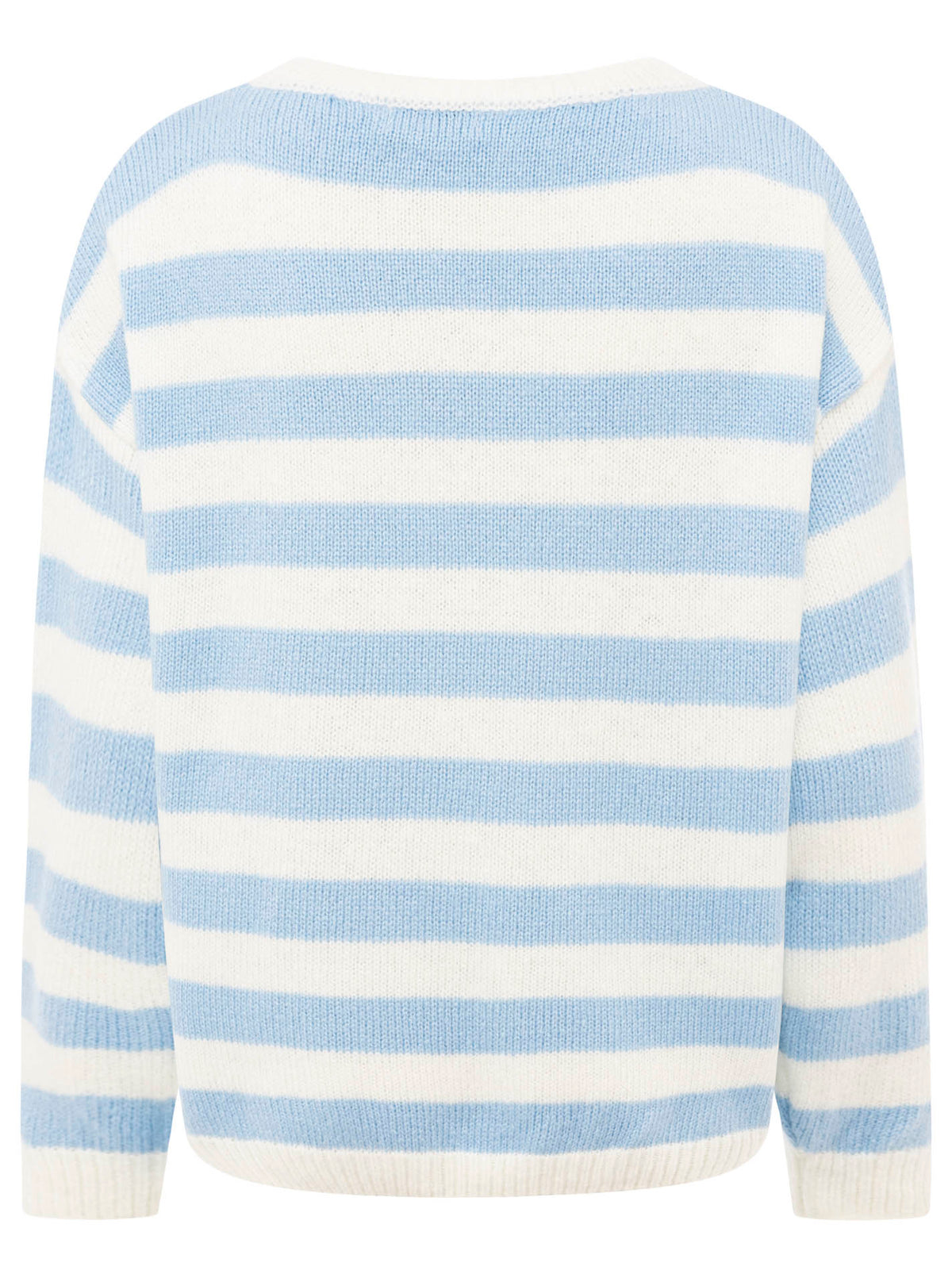 Zwillingsherz - Pullover Streifen Traum - Blau/Weiß
