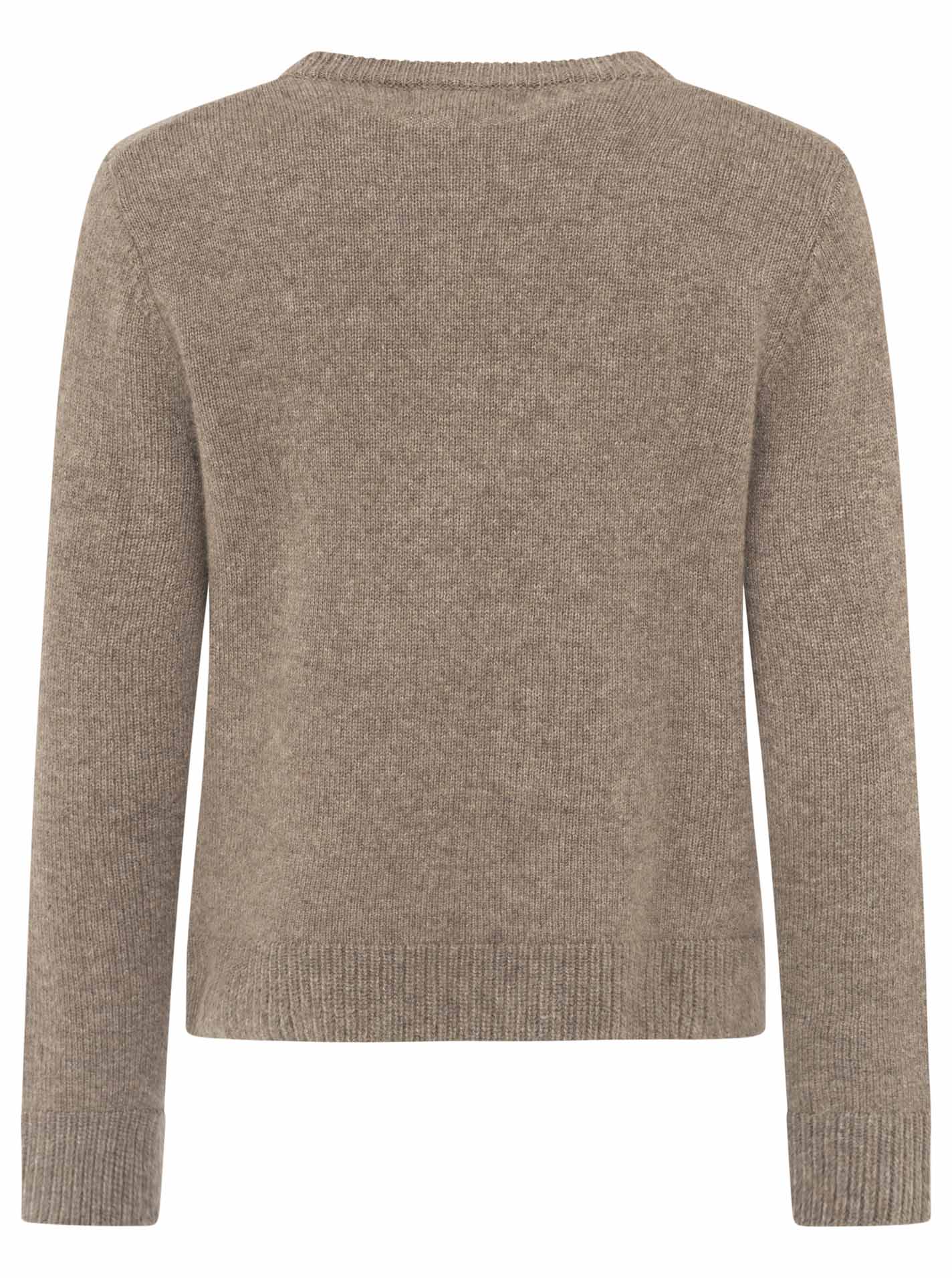 Zwillingsherz 100% Kaschmir Cozy Cardigan - Taupe