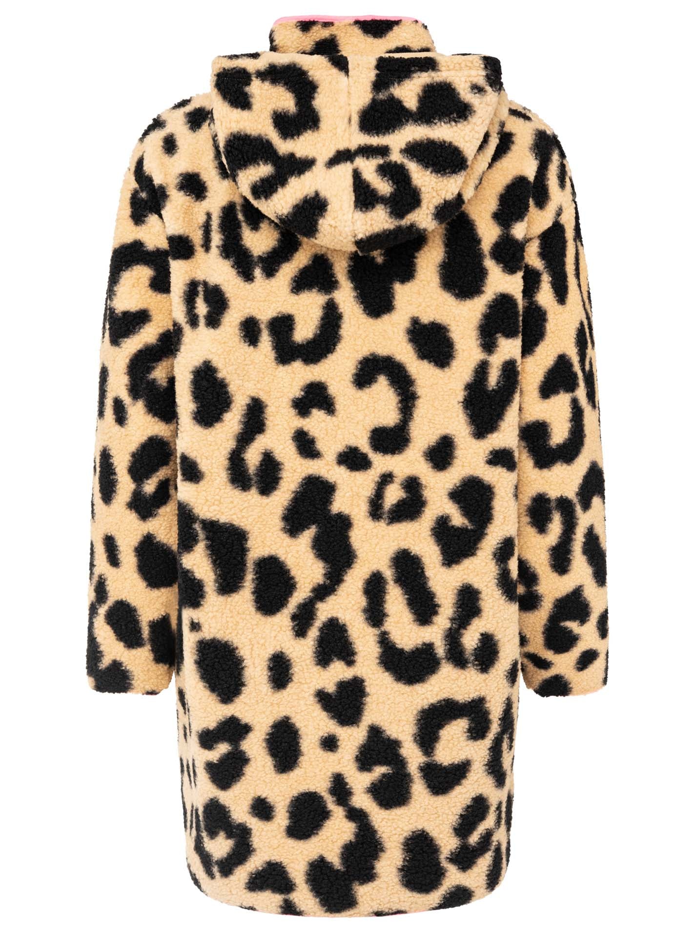 Zwillingsherz - Hoodiemantel Teddy Leo - Beige