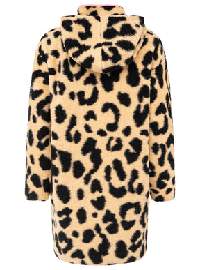 Zwillingsherz - Hoodiemantel Teddy Leo - Beige