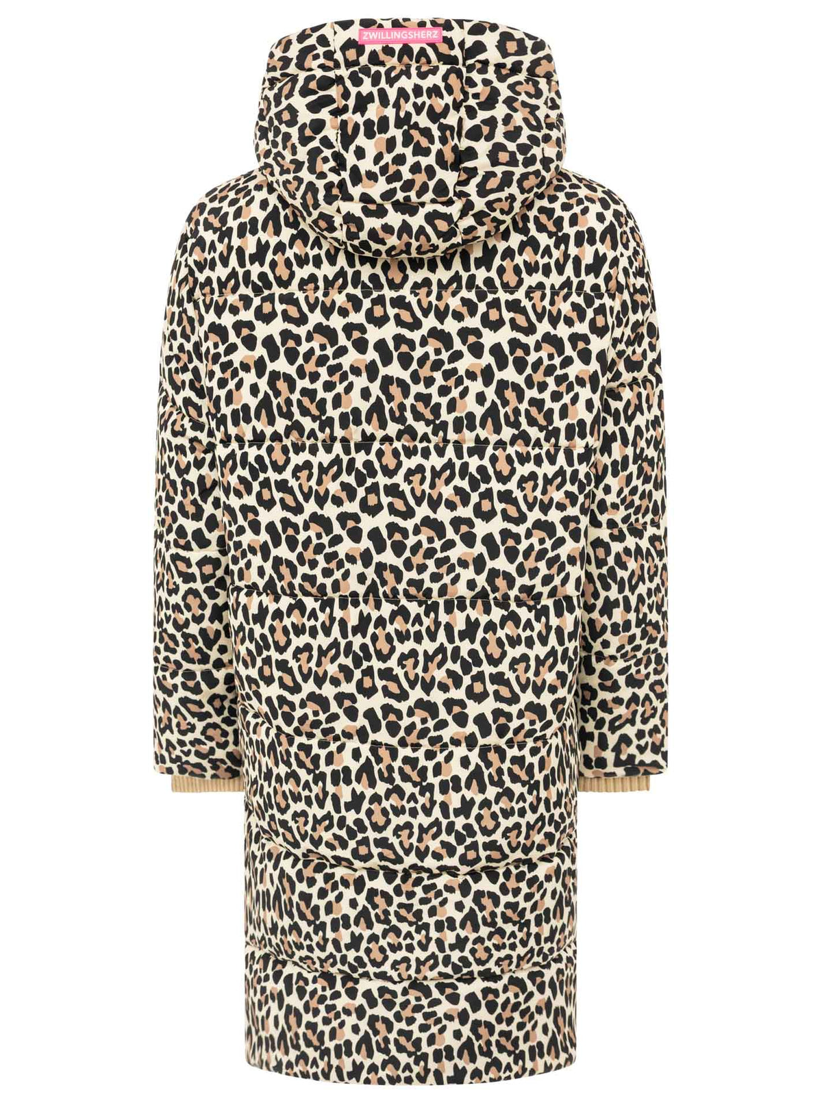Zwillingsherz - Steppmantel / Steppjacke "Leo" - Beige/Orange