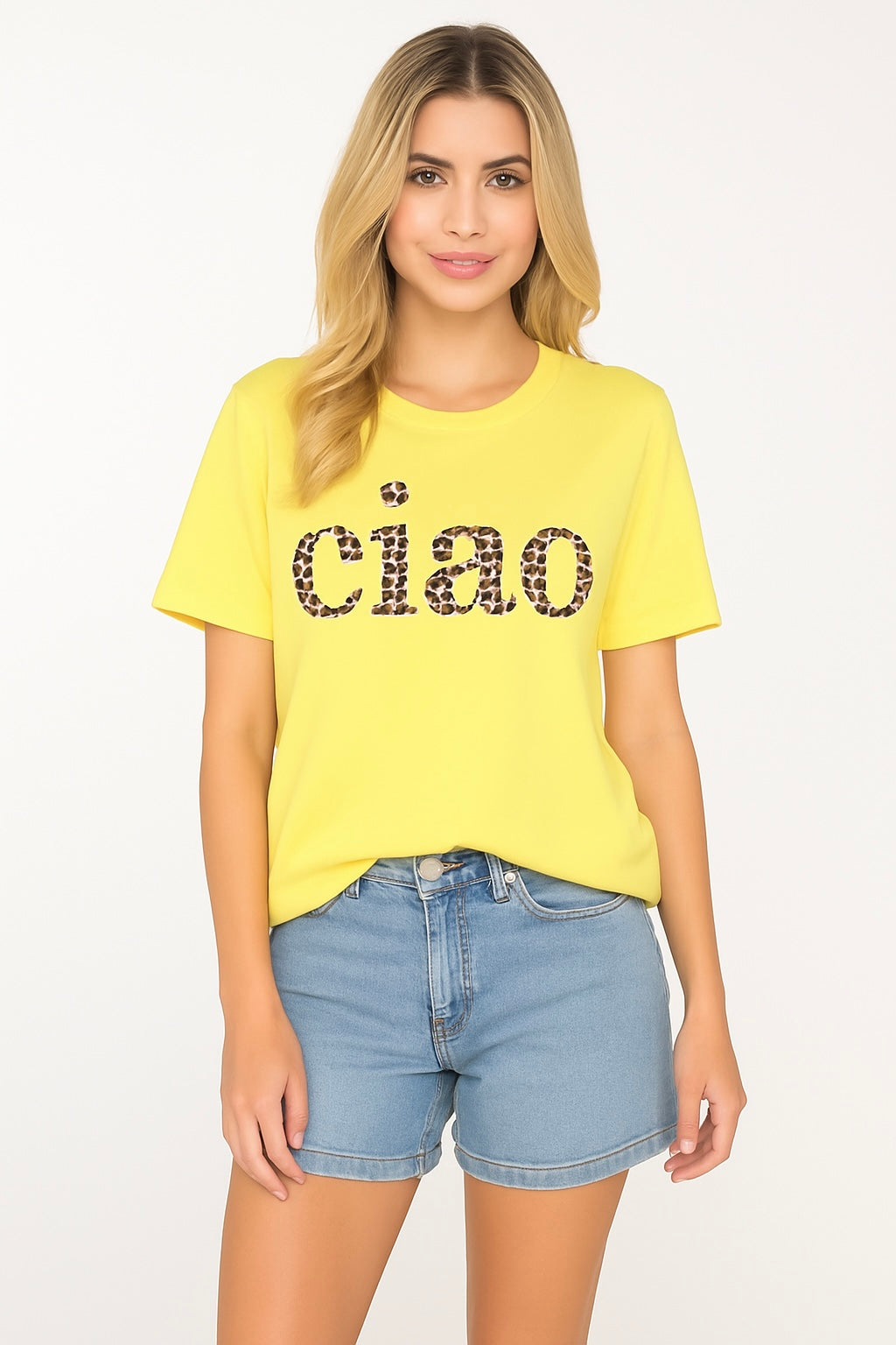 DWC - T-Shirt Ciao Leo - Gelb