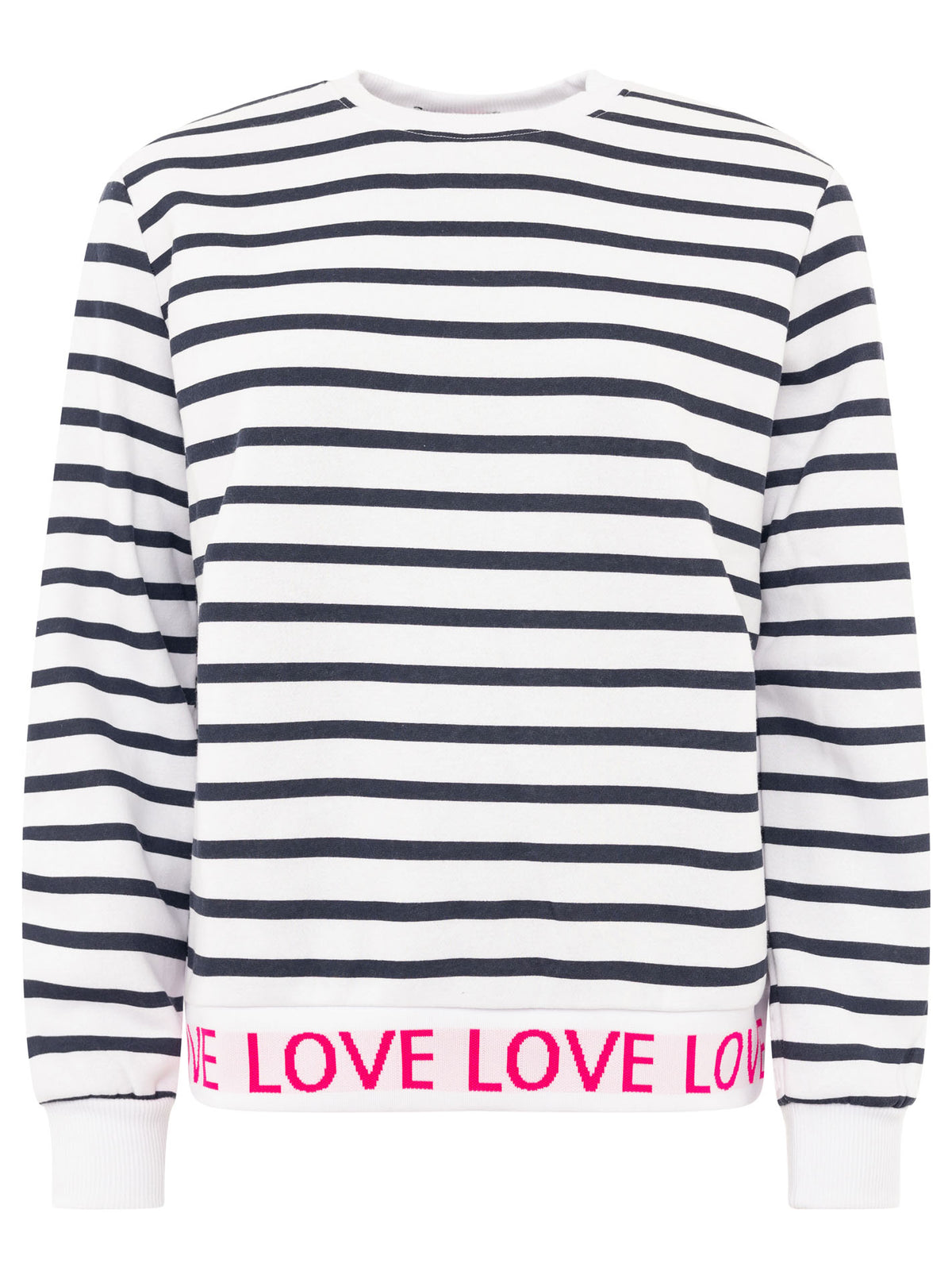 Zwillingsherz Sweatshirt "Love Love Love" - Marine