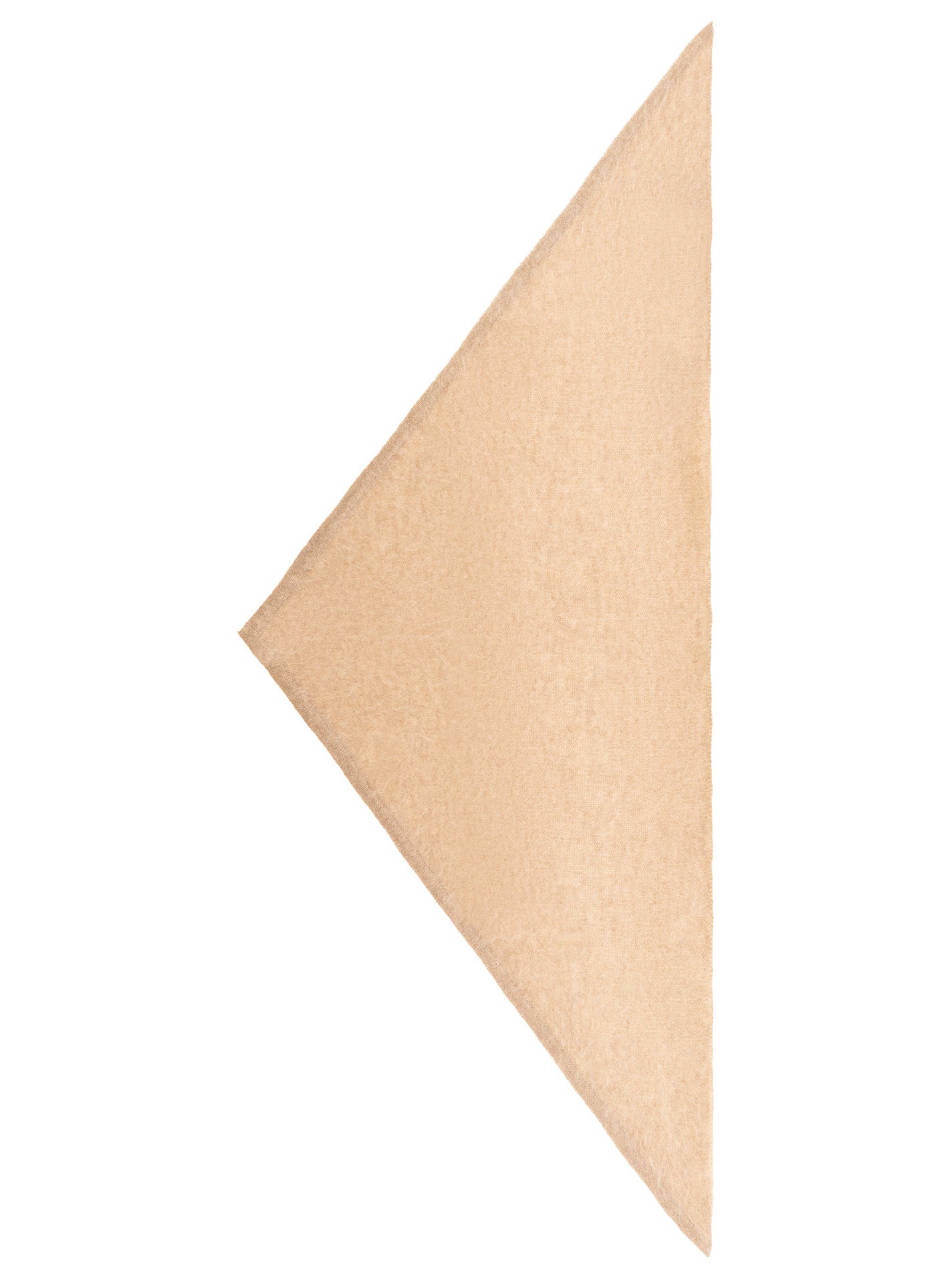 Zwillingsherz Kaschmir-Halstuch Brushed (100% Cashmere) - Mittelbeige