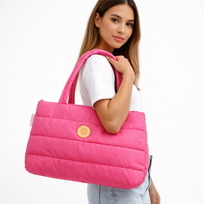 Zwillingsherz - Stepptasche Smile - Neonpink
