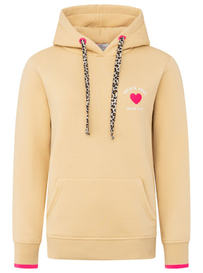 Zwillingsherz - Hoodie "Wild Free Herz" - Beige