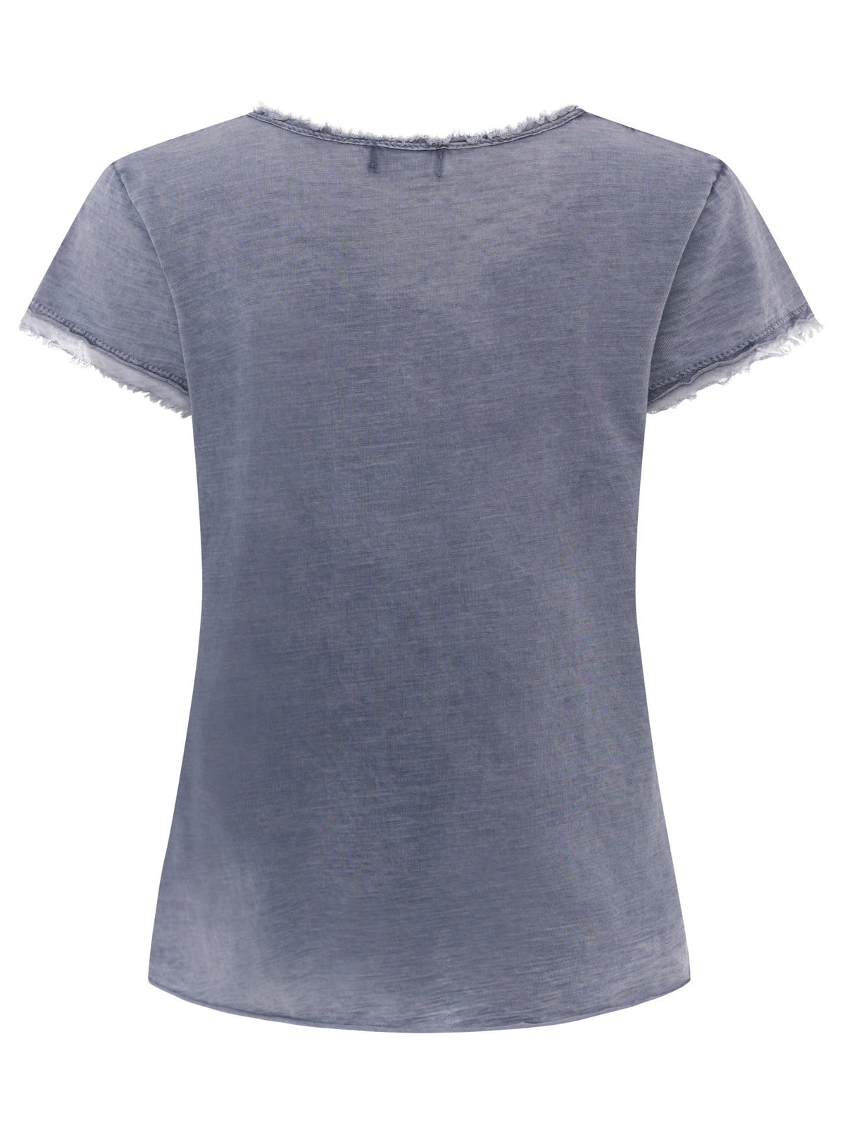 Zwillingsherz -  Oversized T-Shirt "Positive Mind" V-Ausschnitt - Navy