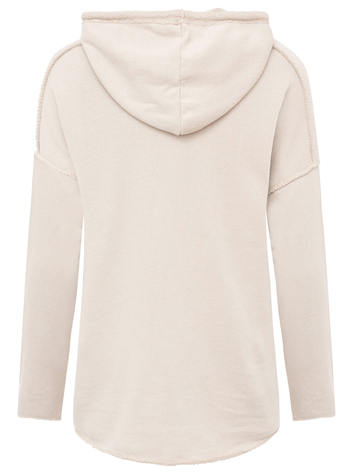 Zwillingsherz - Made in Italy Hoodie "Love Yourself" - Beige/Pink